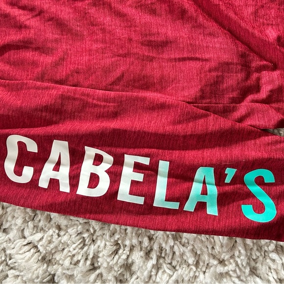 [M] Cabela's Red Long Sleeve Shirt - Picture 3 of 6